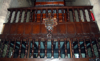 West end screen presented by William Alston in 1638